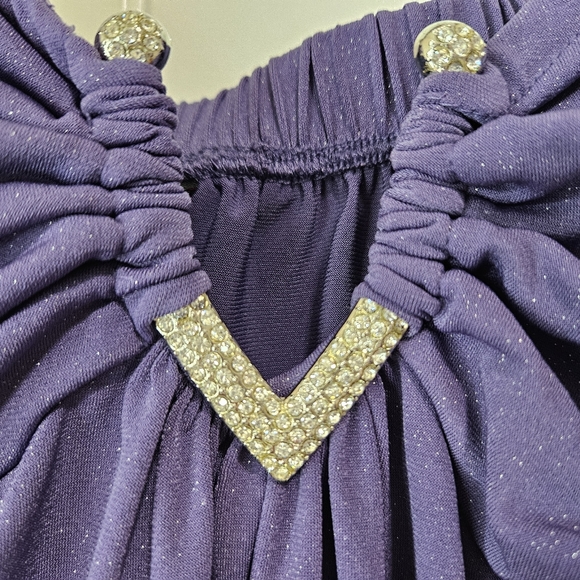 Torrid Shimmer Strapless Top sz 0 - Picture 6 of 7